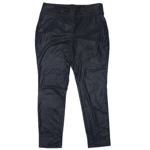 Faux Leather Liquid Look Suzy Sheir Leggings - Size XXL